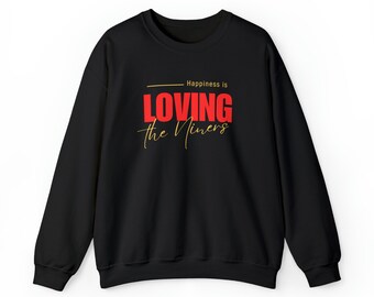 Happiness is Loving (my team) Crewneck Sweatshirt