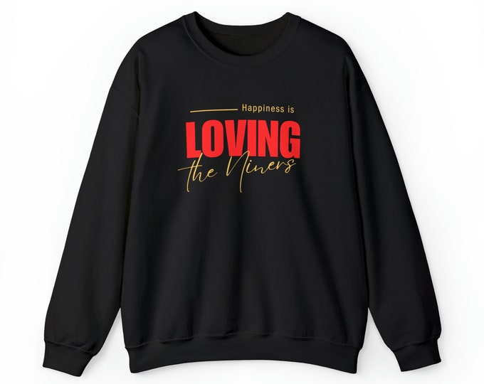 Happiness is Loving (my team) Crewneck Sweatshirt