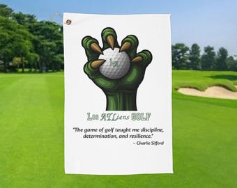 Los ATLiens Golfing Towel