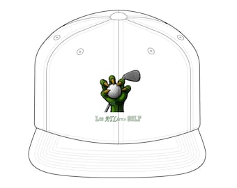 Los ATLiens Golf Snapback Cap