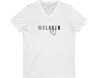Melanin Love V-neck Tee