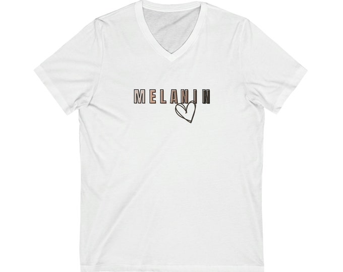 Melanin Love V-neck Tee