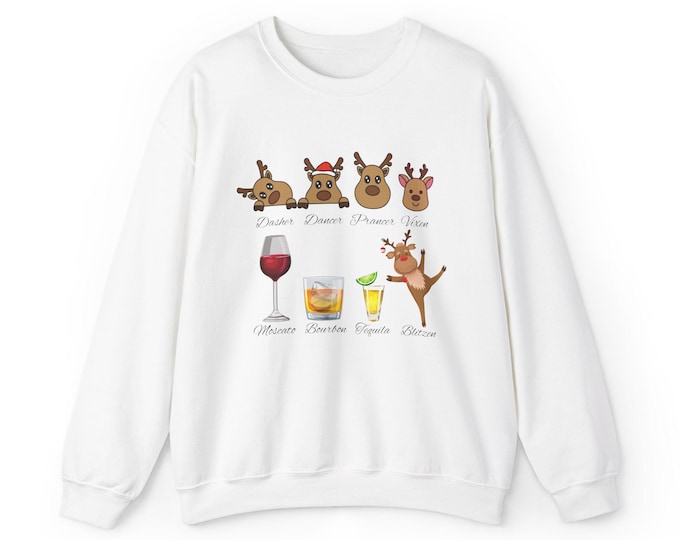 Dasher Dancer Prancer Vixen Christmas Sweatshirt