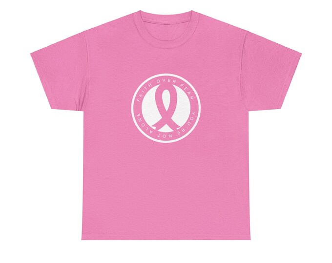 Faith Over Fear Breast Cancer Awareness Tee