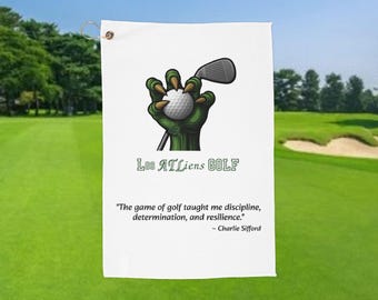 Los ATLiens Golfing Towel