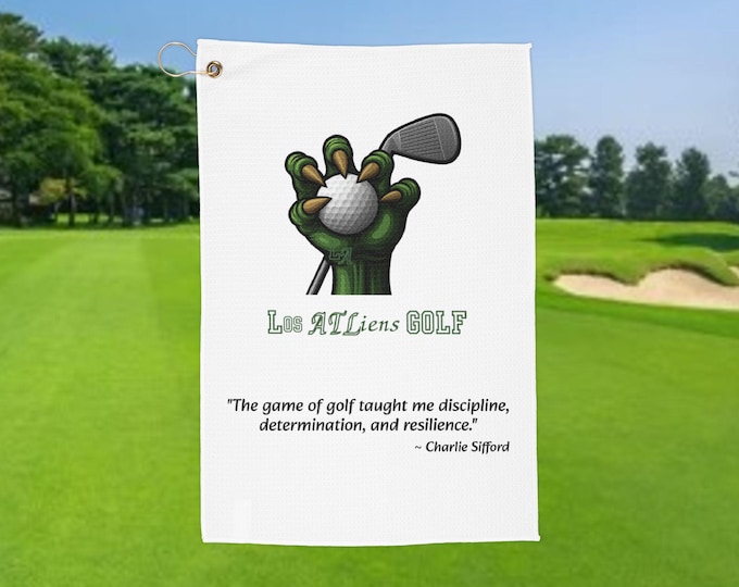 Los ATLiens Golfing Towel
