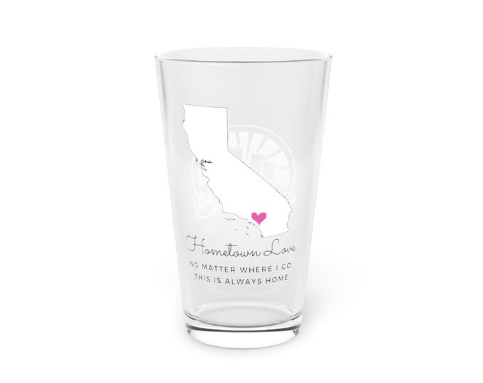 Santa Ana Love Pint Glass