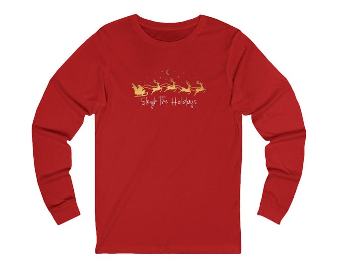 Sleigh the Holidays Tee