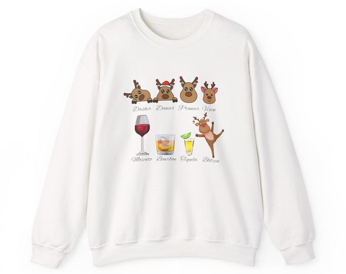 Dasher Dancer Prancer Vixen Christmas Sweatshirt