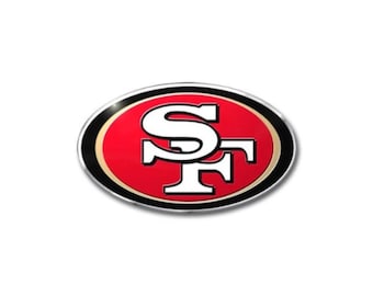 Niners 3D Color Auto Emblem