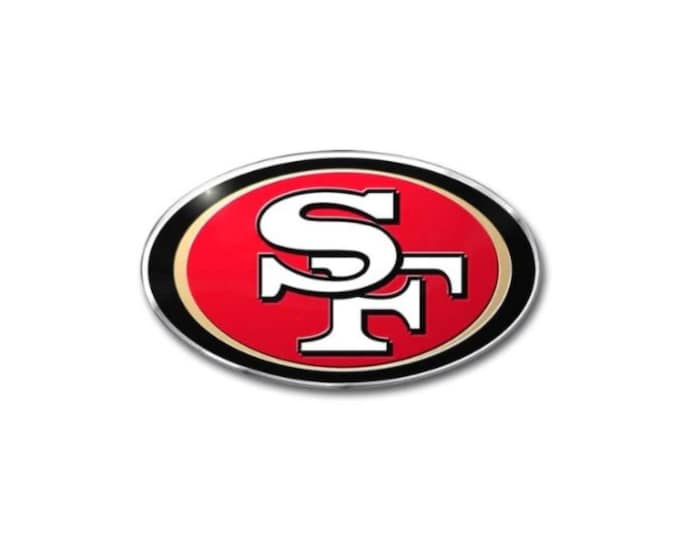 Niners 3D Color Auto Emblem