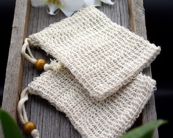Sisal soap bag