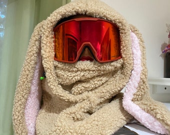 Bunny Balaclava ~ Snowboarding / Ski Hood