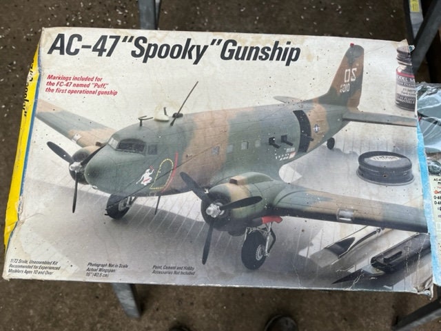 AC-47 Gunship 1/72 Scale Brand Name - Etsy