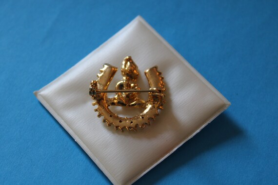 Cornish Pixie Brooch Pin, Pixie Pin, Pixie sittin… - image 3