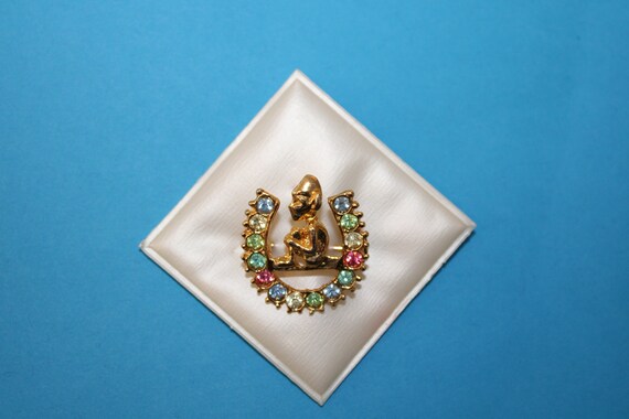 Cornish Pixie Brooch Pin, Pixie Pin, Pixie sittin… - image 2