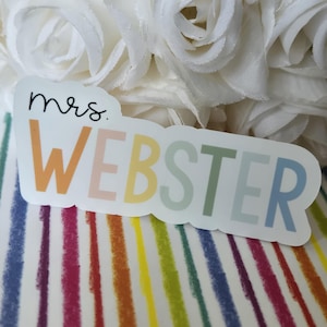 Custom Teacher Sticker