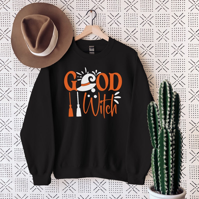 Halloween Sweater Halloween Gifts for Adults Good Witch | Etsy