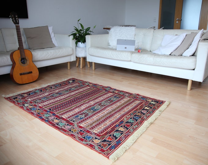Hand-woven kilim, carpet, rug, nomadic carpet, oriental carpet