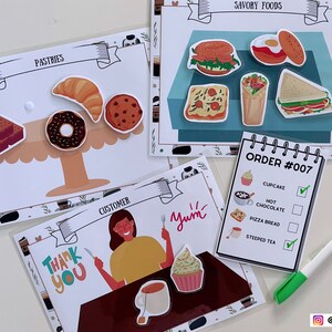 Coffee Shop Pretend Play Printable for Kids, Dramatic Play Cafe - Etsy