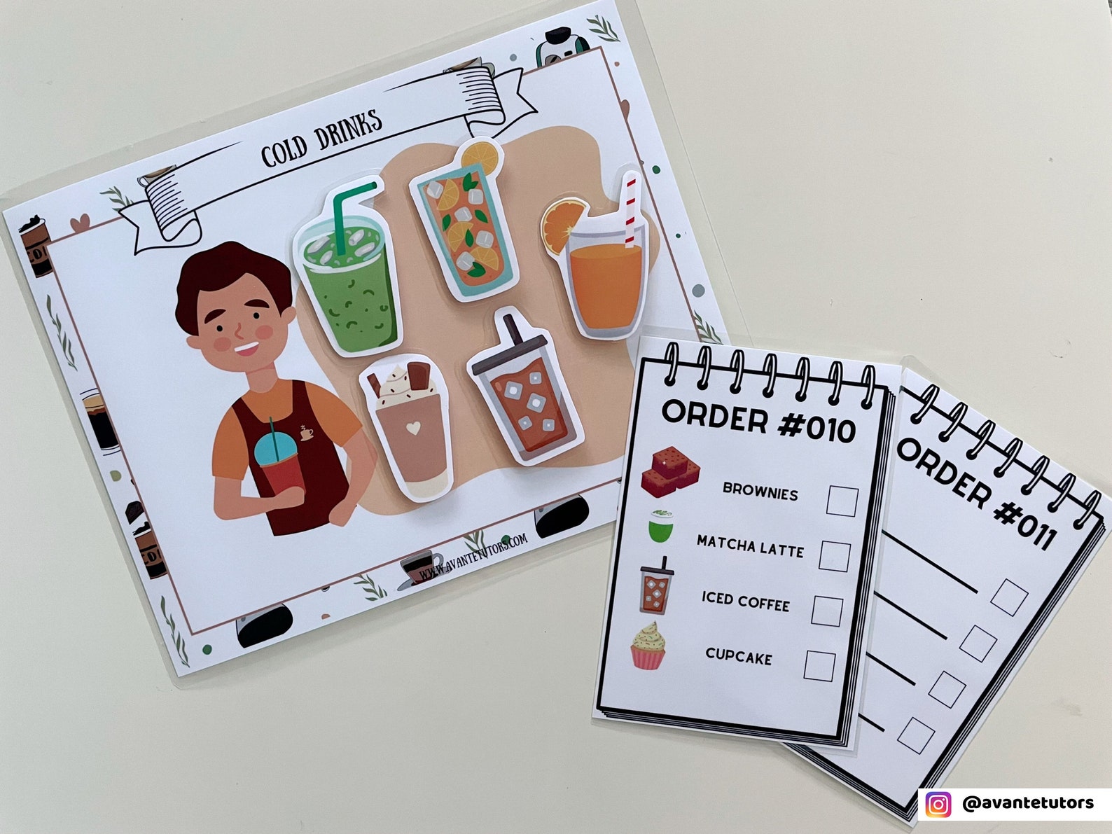 Coffee Shop Pretend Play Printable for Kids, Dramatic Play Cafe - Etsy