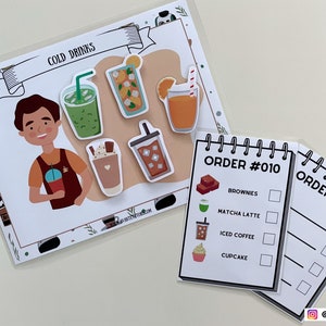 Coffee Shop Pretend Play Printable for Kids, Dramatic Play Cafe - Etsy