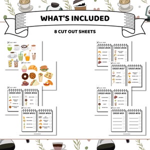 Coffee Shop Pretend Play Printable for Kids, Dramatic Play Cafe - Etsy