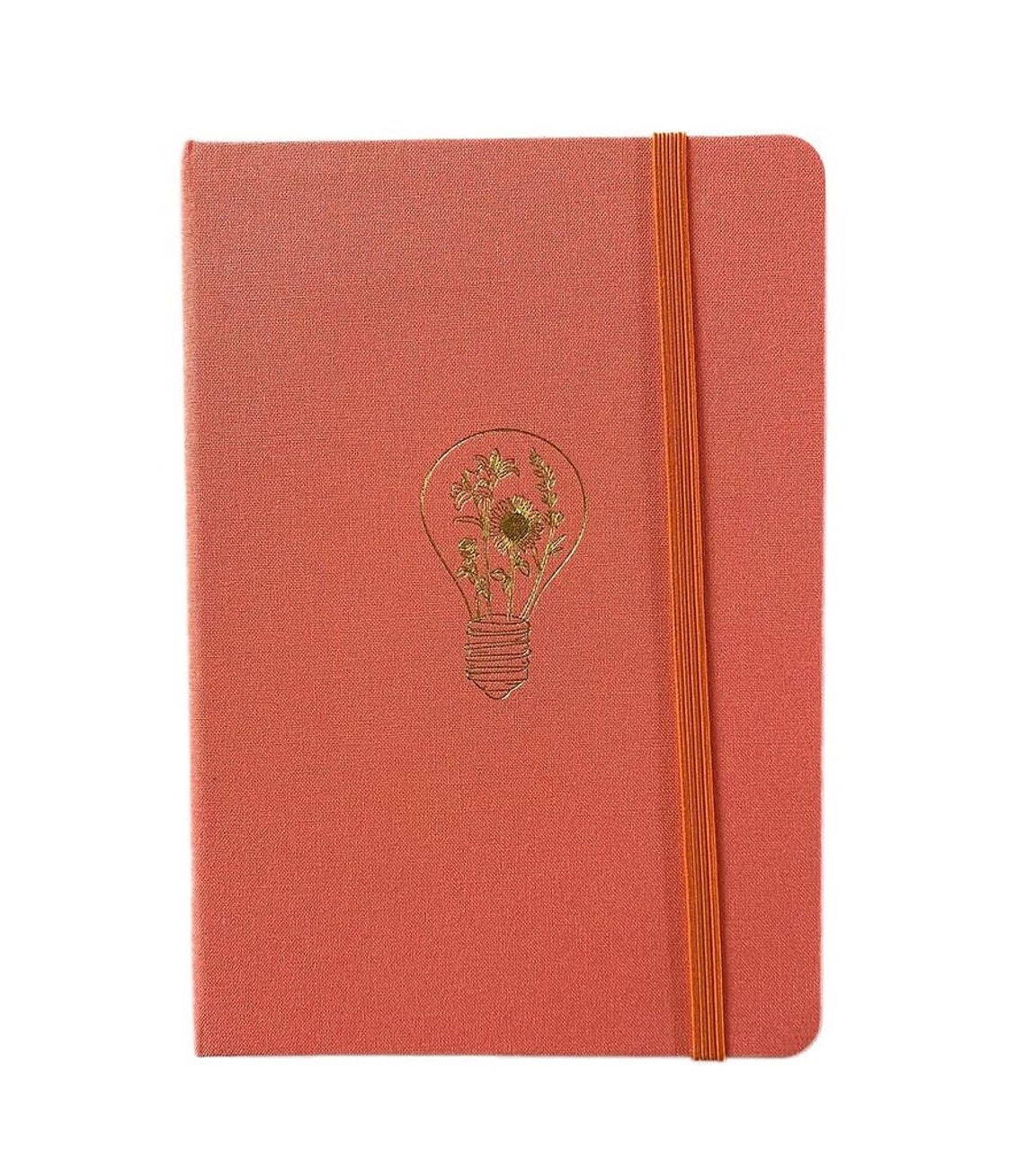 Light Orange Hardcover Journal with Blank Pages Etsy