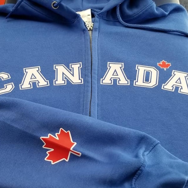 Canada Zippered Hoodie