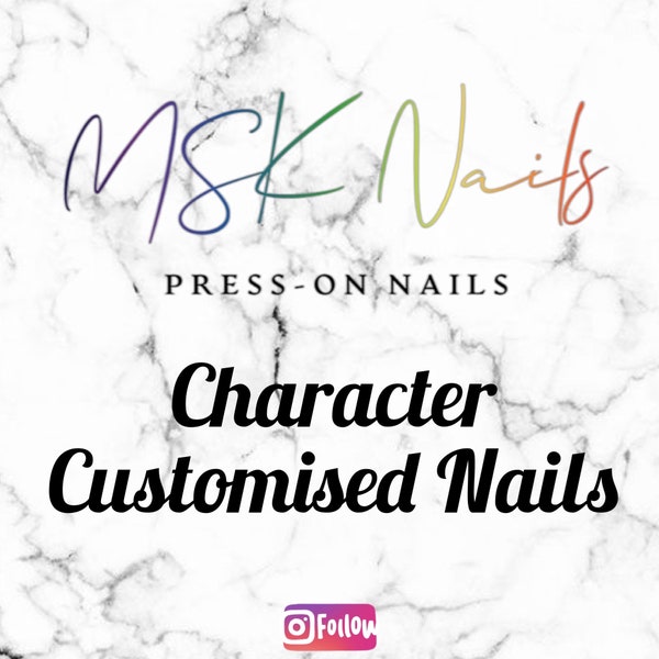 Character Customised Nails - Press-on Nails