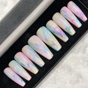 Pastel Marble - Press-on Nails