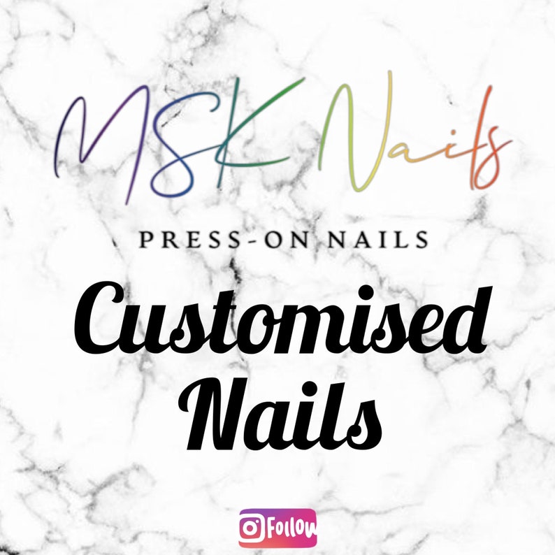 Customised Nails Press-on Nails image 1