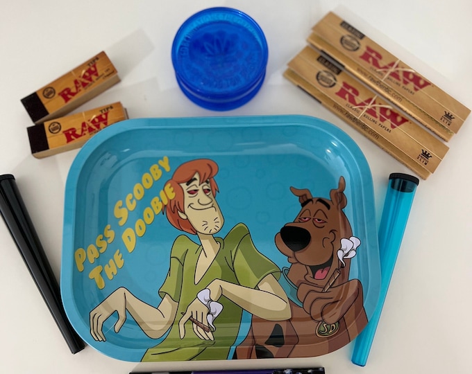 Scooby Doo Rolling Tray Kit, Weed Smoker Musthave, Stoner Gift Set