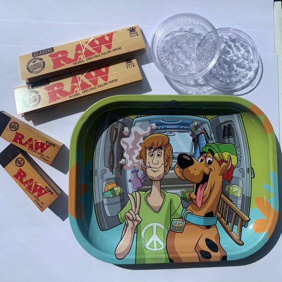 Scooby Doo Rolling Tray Smoking Accessory / Paper / Grinder / Etsy UK