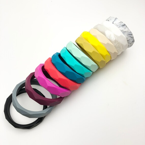 Lavender Custom Wristbands | Debossed Silicone Bracelets