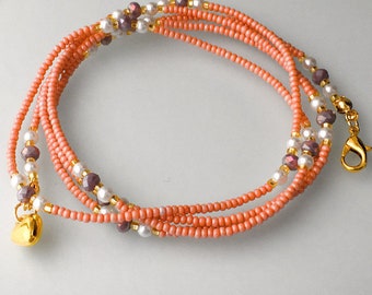 Czech Crystal Waist Beads with Gold Clasp – Belly Chain