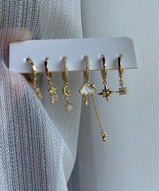 Orecchini A Cerchio Sicurezza Donna – Oro 14K O Argento – Placcatura In Ottone – Minimal Ed Eleganti