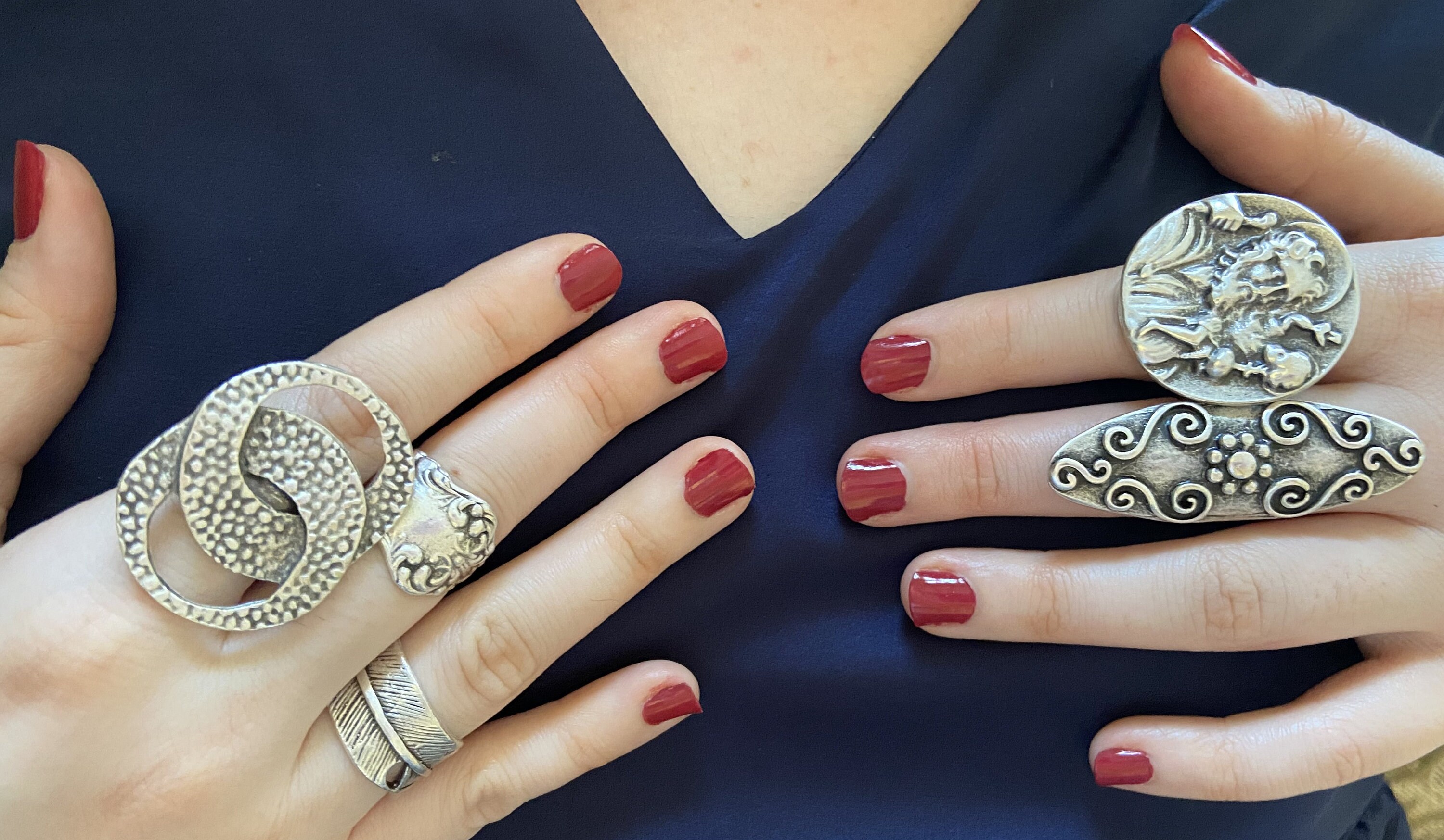 Sale, 65 Styles Boho Ring Women, Silver Boho, Gypsy Ring, Ethnic Ring ...