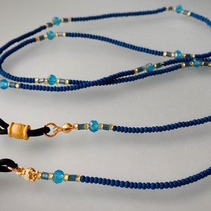 Beaded Eyeglass Chain, Crystal Facemask Strap Holder, Sunglasses Eyewear