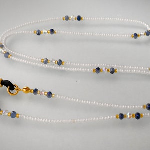 Beaded Eyeglass Chain, Crystal Sunglasses Holder, Facemask Strap