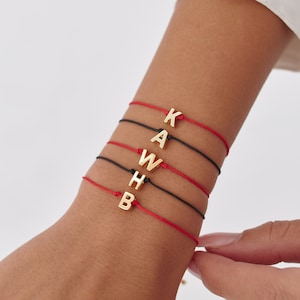 Expandable Bracelet, Adjustable Bracelet, Letter Bracelet, Silver Charm Bangle, Custom Bracelet, Gift for Her Personalized Bracelet image 1