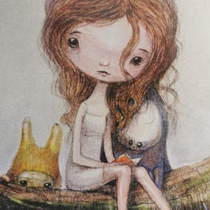 Fantasy Art Print | Notebook | Print of Original Illustration | Mythical Creature | Monster | Fairy Tale | Fantasy Artwork | A4