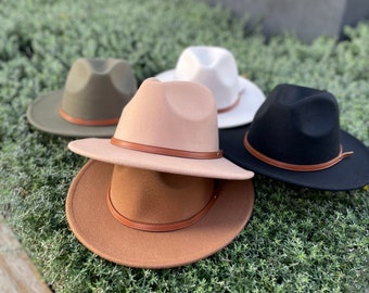 Small Brim Felt Hat Etsy