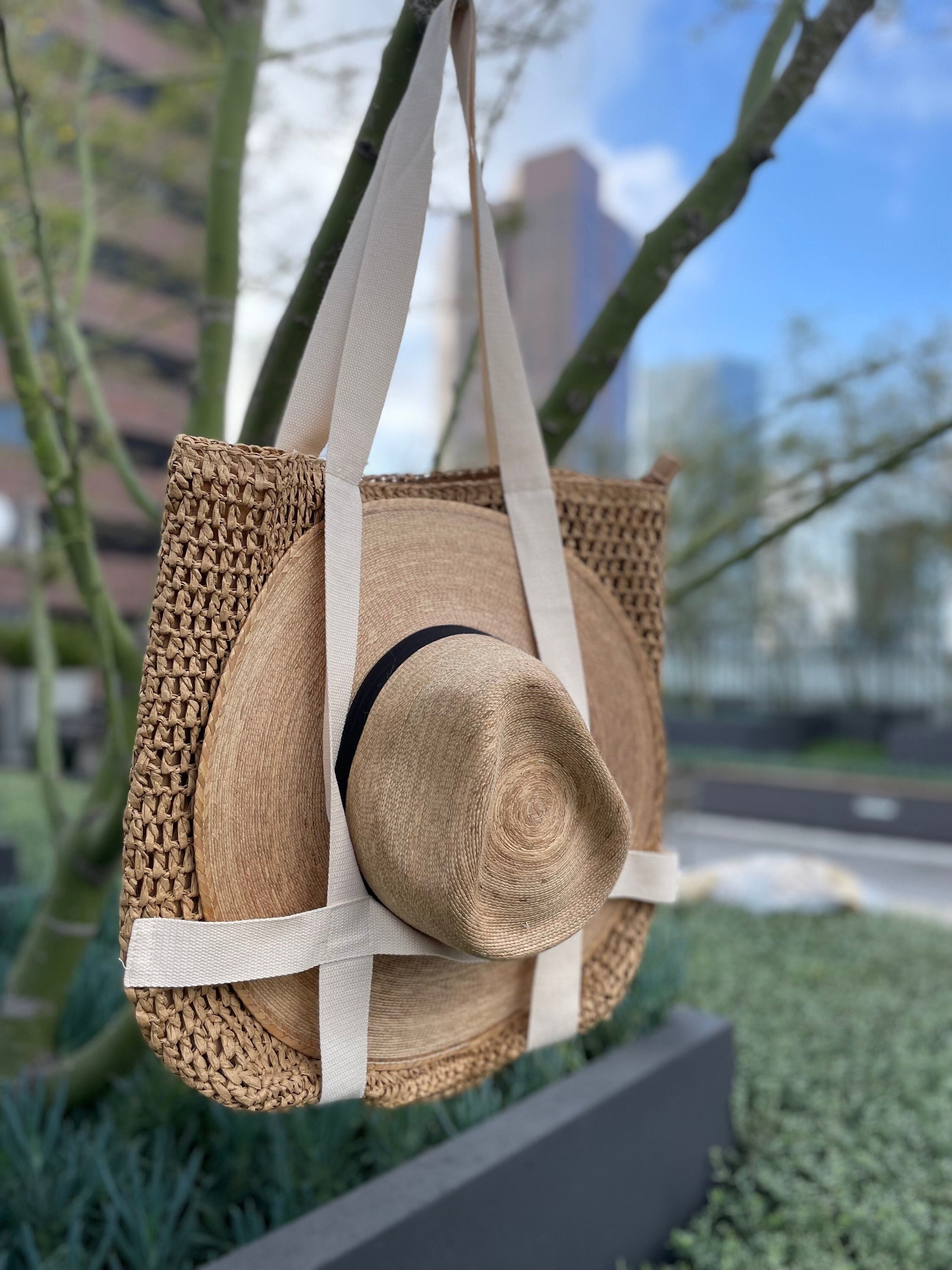 YXILEE Large Straw Bags For Women | Straw Travel Beach Totes Bag M Woven  Summer Tote Handmade Shoulder Bag Handbag