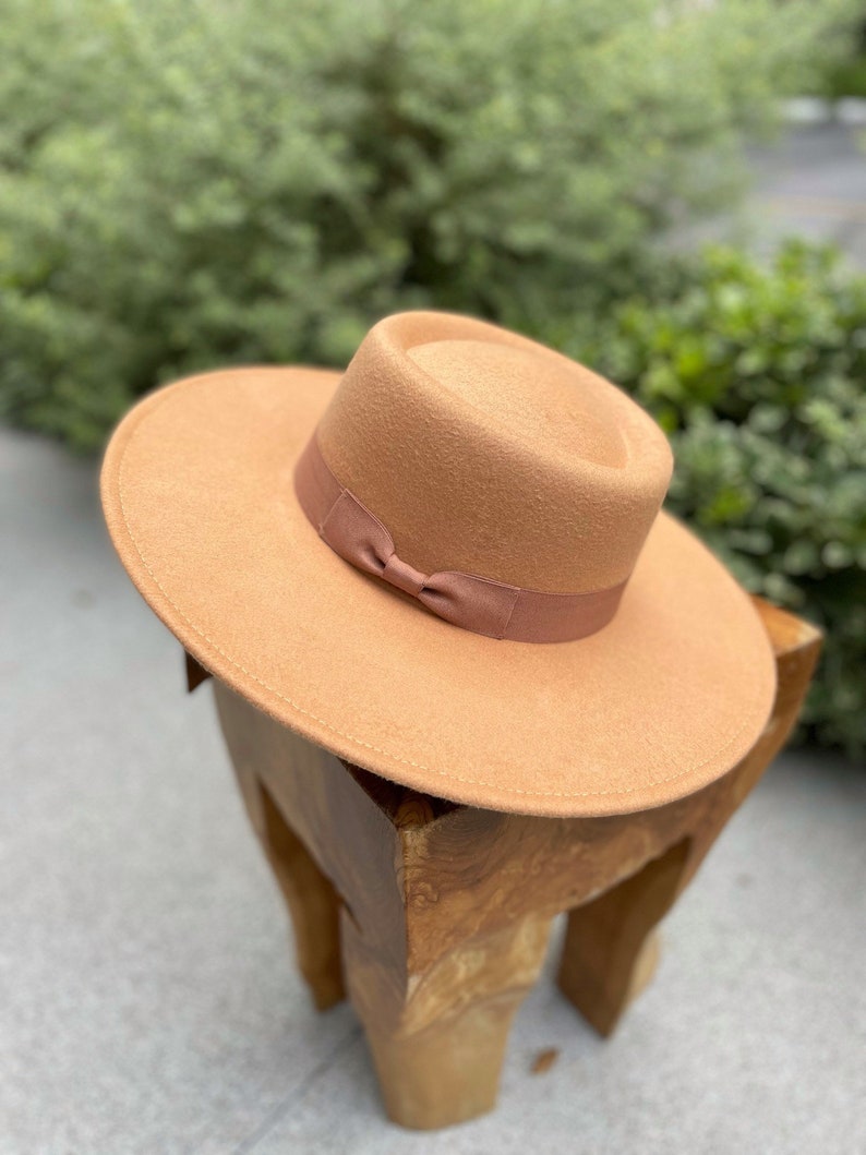 All Season Best Selling Hats Vegan Felt Bolero Hat Boater Etsy