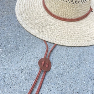 New Arrival All year around and daily straw hat with Thin Strap Braided Weave Sun Hat Chin Cord Boater hat, hiking hat, fashion hat image 3