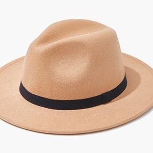 New Arrival for Autumn! Best seller! Vegan Felt Panama Hat, Everyday Hat, Travel Hat, Vegan Hats