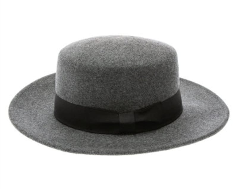 100% Wool Wide Brim Bolero Hat in Marled Color Wool Felt. - Etsy