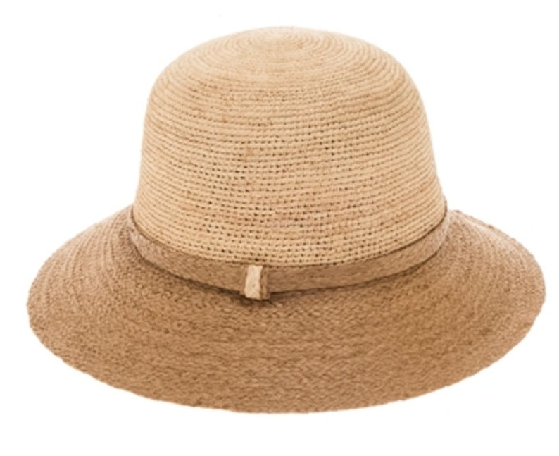 PREMIUM Natural Raffia Straw Bucket Hat Hand Crocheted Etsy