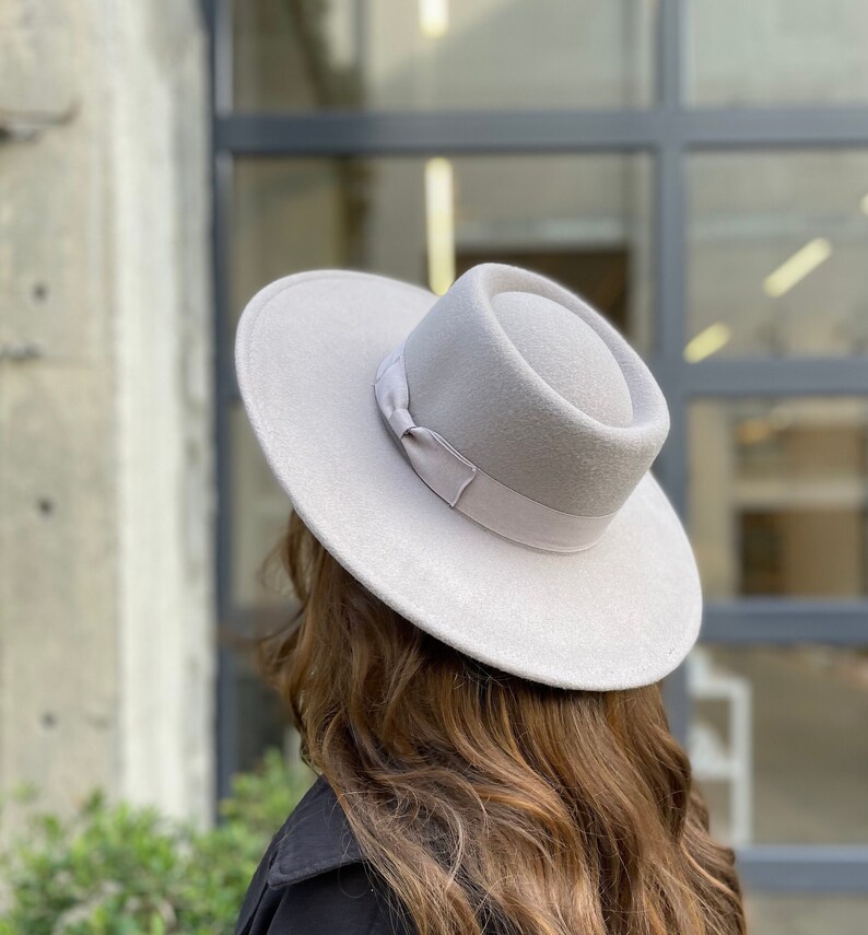 All Season Best Selling Hats Vegan Felt Bolero Hat Boater Etsy